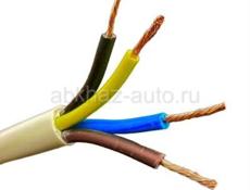 Продается МЕДНЫЙ КАБЕЛЬ ( 4 на 6 ) 70 м  , со своей ГОФРИРОВАННОЙ ТРУБОЙ И ТРОСОМ  