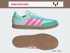 Adidas Samba x Messi Miami Mint