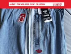 Джинсовые трек-панты Adidas x Coca-Cola XS-XL