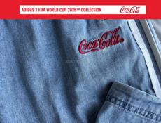 Джинсовые трек-панты Adidas x Coca-Cola XS-XL