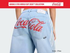 Брюки бананы Adidas x Coca-Cola