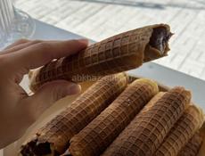 Вафельные трубочки со сгущенкой  