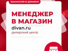 вакансия в Домино -  менеджер - консультант в салон мебели