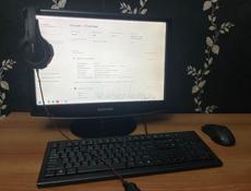 Игровой ПК (Ryzen 5 2600, 32GB RAM, SSD) + полный комплект периферии