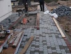Укладка тратуарной плитки