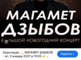 2 Билета Магомета Дзыбова 