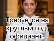 Официант на круглый год