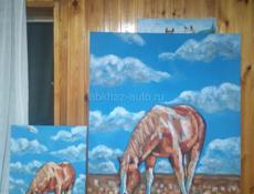 Продам две картины 80×100 и 40×60