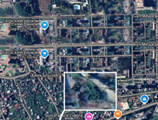Продаётся земельный участок в центре Гагры Площадь: 9 соток.