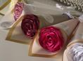Букеты из атласной ленты 