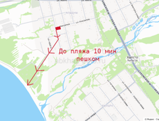 Участок с небольшим Ветхим Строением в пешей близости от Пляжа