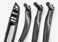Набор 4шт. накладки на ручку двери Carbon LHD для BMW