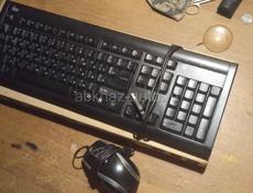Клавиатура и мышь. В рабочем состоянии.