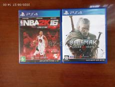 Ведьмак 3 :дикая охота +NBA 2K16(игры для ps4)