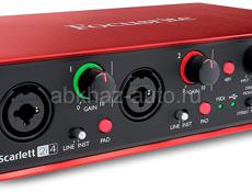 Внешняя звуковая карта Focusrite Scarlett 2i4 2nd Gen