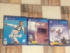 Продаются игры на PlayStation4 Detroit:Become Human и FIFA 19,Horizon