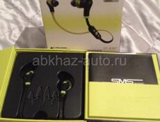 Продам наушникиSMS Audio SMS-EBBT-SPRT-YLW SYNC by 50 In-Ear Bluetooth Sport, желтый