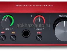 звуковая карта focusrite scarlett solo 3rd gen