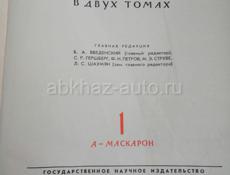 Энциклопедический словарь. Книги СССР. 2 тома