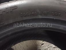 255/45 r18 шины 85% остаток Мишлен фирма не бьют не кривые 7т обе