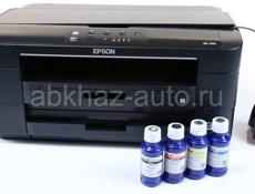 Принтер Epson WorkForce WF-7015 с СНПЧ и чернилами