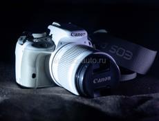 Фотоаппарат Canon 100D (белый) kit 18-55mm