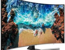 Samsung 4k с изогнутым экраном размер 55"