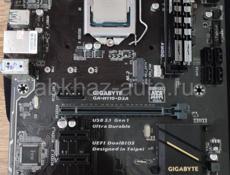 Gigabyte GA-H110-D3A + Intel celeron G3930 + 2 плашки памяти по 4 gb