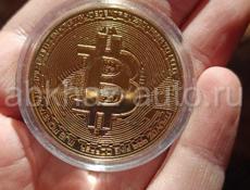 Bitcoin сувенирная монета