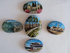 Морские камушки с ручной росписью. 