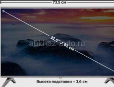 Телевизор Hartens HTY-32HDR06B-S2 32" HD, серый металлик под заказ с доставкой 