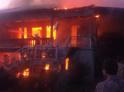 В селе Отхара сгорел двухэтажный дом