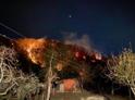 14 декабря лесной пожар вплотную подобрался к частным домовладениям в селах Гудаутского района
