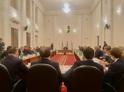 Аслан Бжания провел совещание  с членами правительства, главами Администраций городов и районов, представителями РУП  «Черноморэнерго», Генеральной прокуратуры и МВД