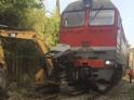 Поезд "Москва-Сухум" столкнулся с трактором в Гагре