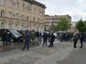 Собравшиеся у здания Парламента Абхазии разошлись