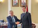 Состоялась встреча Министра иностранных дел Республики Абхазия Инала Ардзинба с Чрезвычайным и Полномочным Послом Палестины в РФ Абделем Хафиз Нофаль.