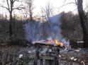 Частный дом сгорел в селе Псху