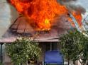 Частный дом сгорел в Сухумском районе