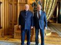 Президент Абхазии Аслан Бжания встретился с министром иностранных дел России Сергеем Лавровым 