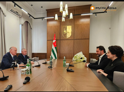 Президент Аслан Бжания встретился с Народной артисткой Абхазии и России Хиблой Герзмава