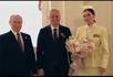 Встреча Владимира Путина и Бадры Гунба в Кремлевском дворце перед торжественным обедом от имени президента России. 