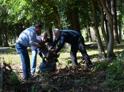 Бадра Гунба принял участие в общереспубликанском субботнике