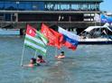 II Черноморская эстафета Победы по плаванию состоялась в Абхазии.