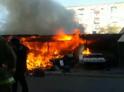 Утром 20 июня по улице Квициния в  г.Сухум загорелся  торговый ларек.Видео